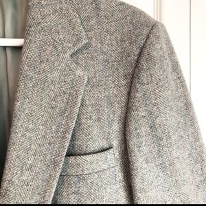 Imperial by Haggar Gray 100% Pure Wool Blazer Size 46L